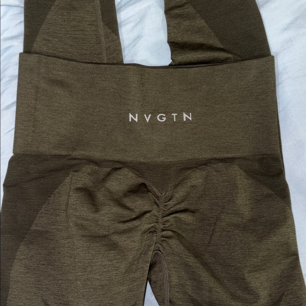 NVGTN Olive contour seamless leggings 2.0